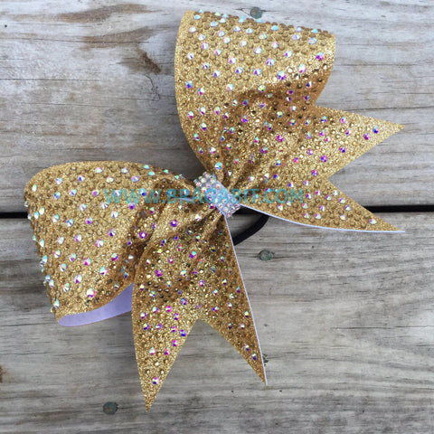 Aoko Rhinestone Cheer Bow