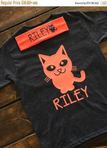 Custom t-shirt and headband.