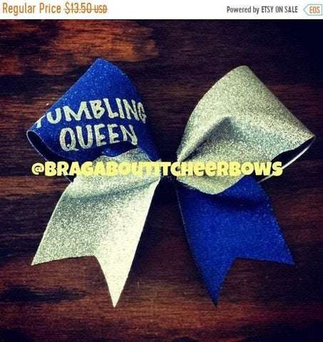 Tumbling Queen Cheer Bow