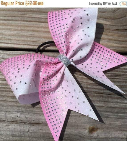 Annabella Cheer Bow in Light Pink
