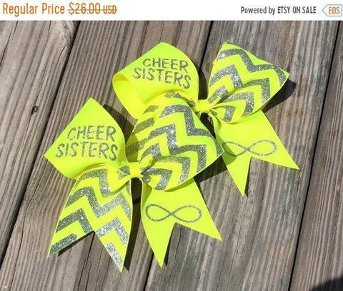 Cheer Sister Neon Bows (2 BOWS)