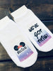 Custom no show socks.