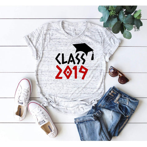 Class of XXXX Greek Letters Senior T-shirt