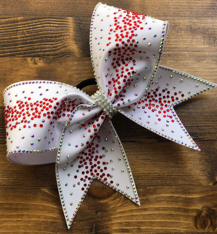 Abi Rhinestone Cheer Bow