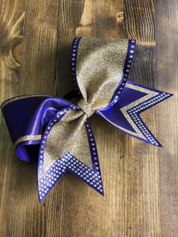 Abra Rhinestone Cheer Bow