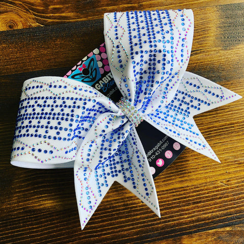 Alecta Rhinestone Cheer Bow