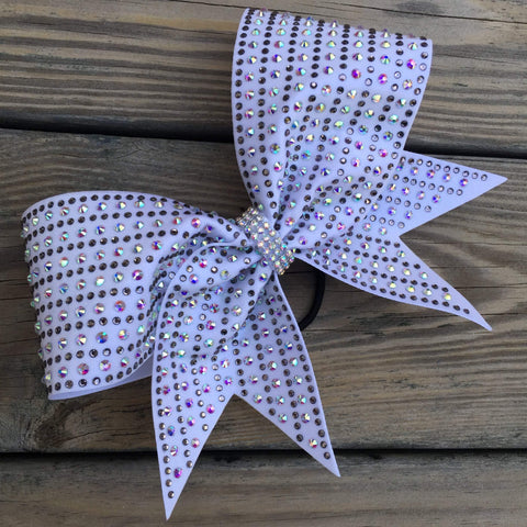 Alaska Rhinestone Cheer Bow with black Diamond