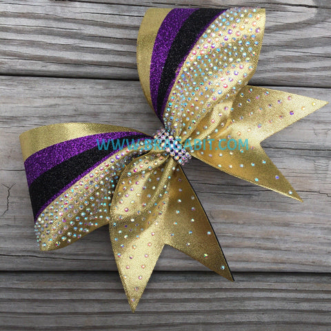 Astoria Rhinestone Cheer Bow