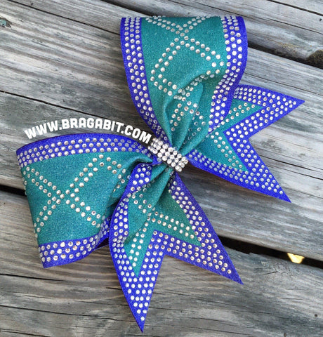 Atala Rhinestone Cheer Bow