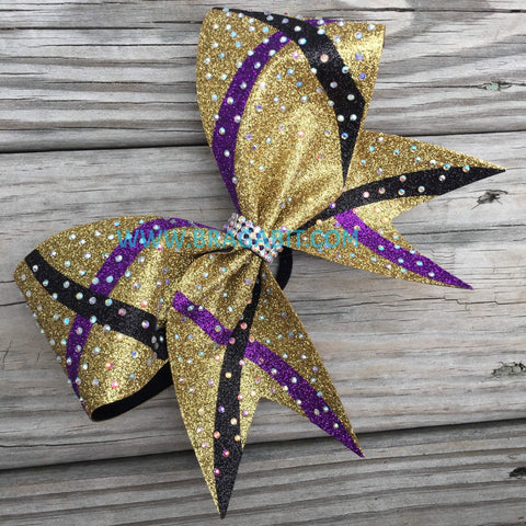 Atia Rhinestone Cheer Bow