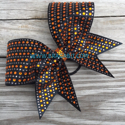 Ava Rhinestone Cheer Bow