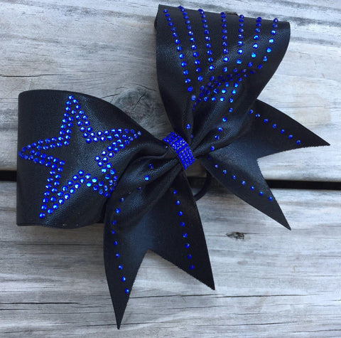 Barret Rhinestone Cheer Bow
