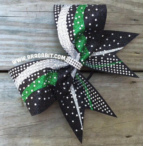 Bean Rhinestone Cheer Bow