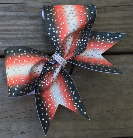 Beth Rhinestone Cheer Bow