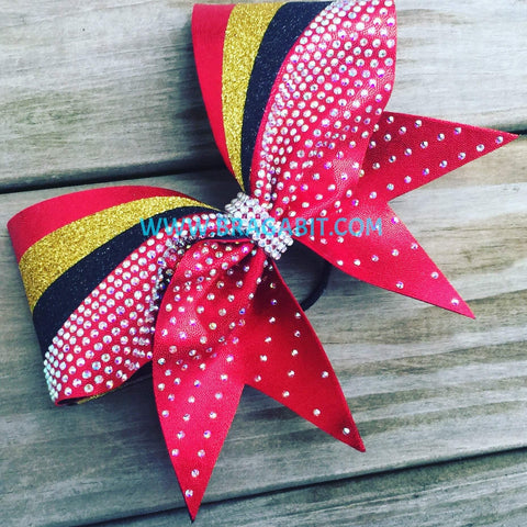 Blanca Rhinestone Cheer Bow