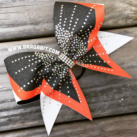 Bloom Rhinestone Cheer Bow