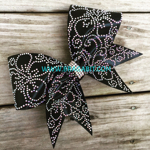 Brasilia Rhinestone Cheer Bow