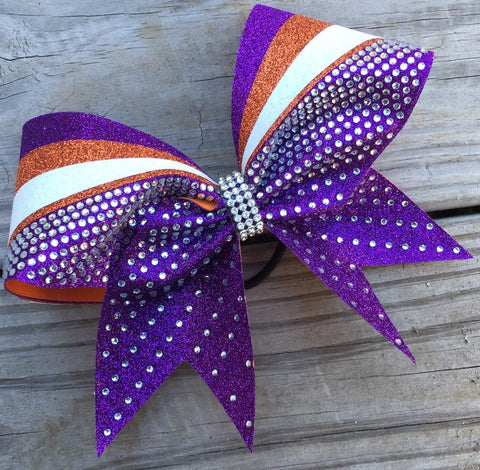 Briana Rhinestone Cheer Bow