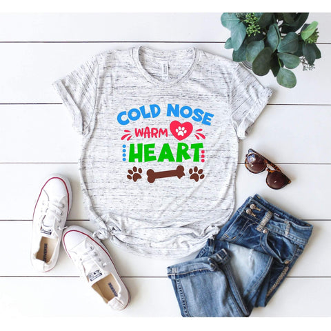 Cold Nose Warm Heart T-shirt