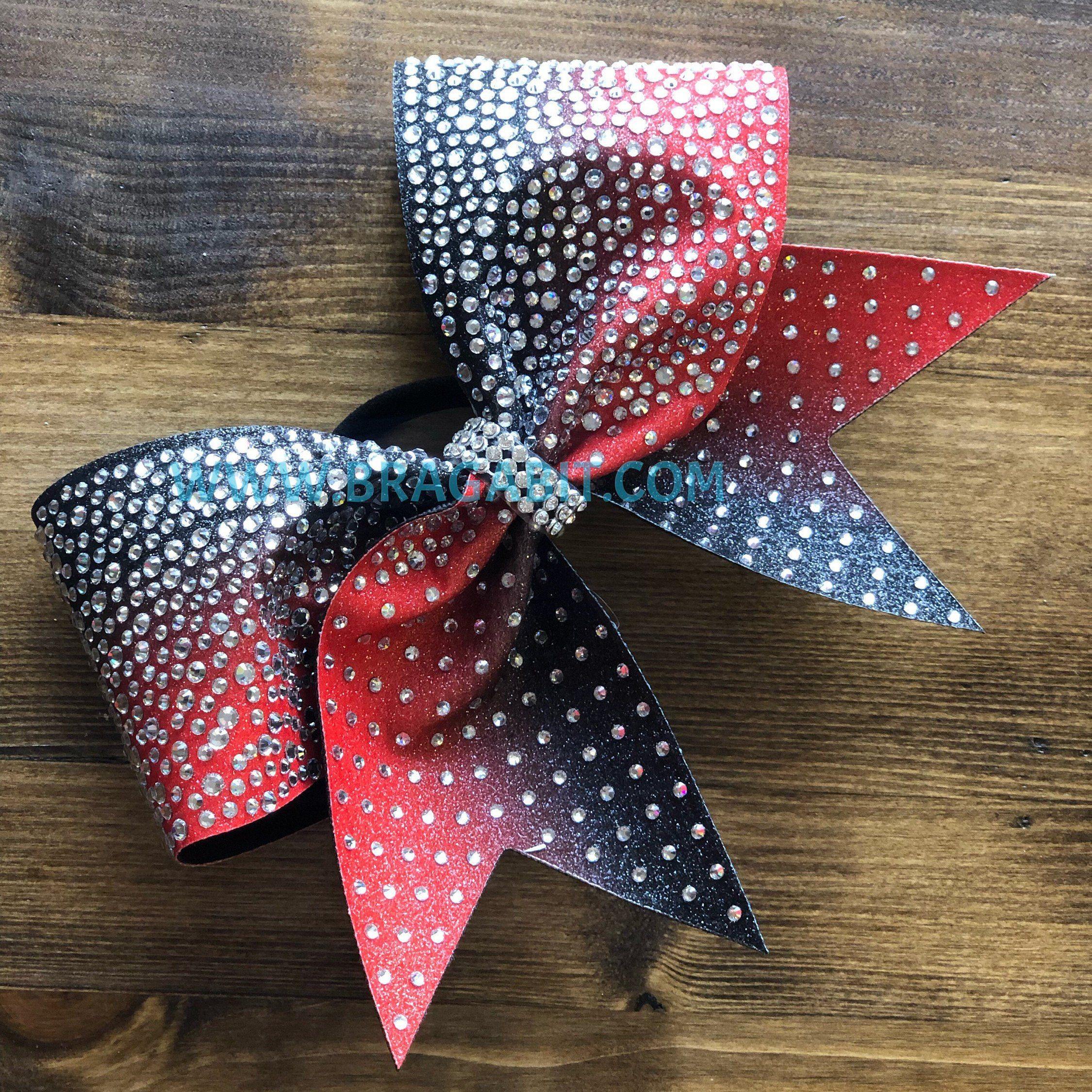 Cheer Bow With Personalized Name and Team Colors. Price Listed is
