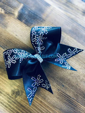 Lace 2B Rhinestone Cheer Bow