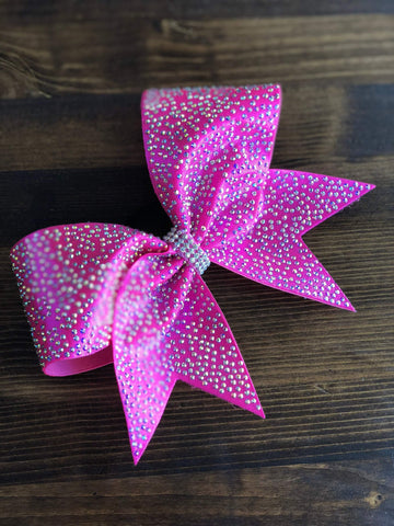 Aline Rhinestone Cheer Bow