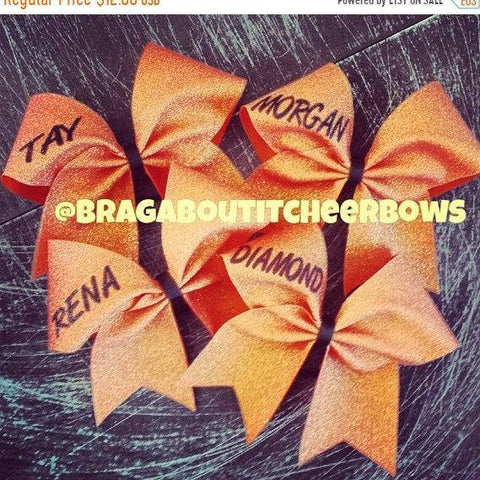 Adelina Glitter Cheer Bow