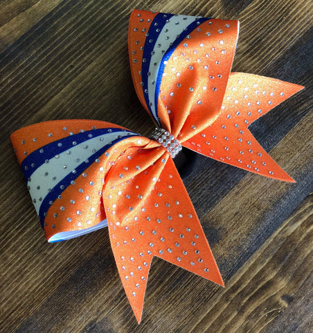 Ami Rhinestone Cheer Bow