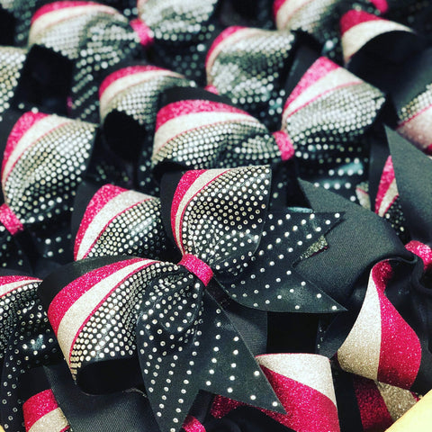 Axelle Rhinestone Cheer Bow