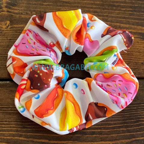 Donut Fabric Scrunchies.