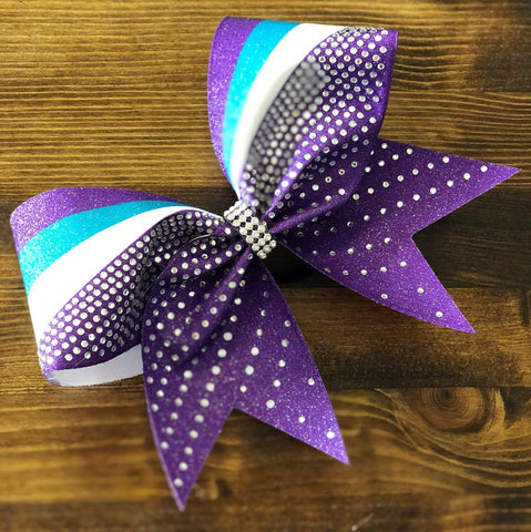Mayley Rhinestone Cheer Bow