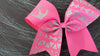 Glitter Anchor and Tribal Print Cheer Bow