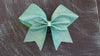 Adel Cheer Bow in Mint Glitter