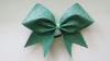 Adel Cheer Bow in Mint Glitter