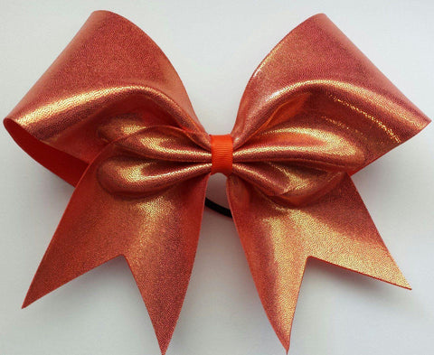 Orange Cheer Bow