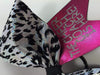 Coach Pink and Cheetah Print Cheer Bow