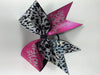 Coach Pink and Cheetah Print Cheer Bow