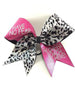 Coach Pink and Cheetah Print Cheer Bow