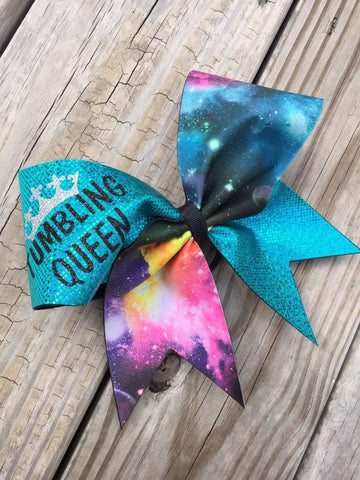 Tumbling Queen Cheer Bow