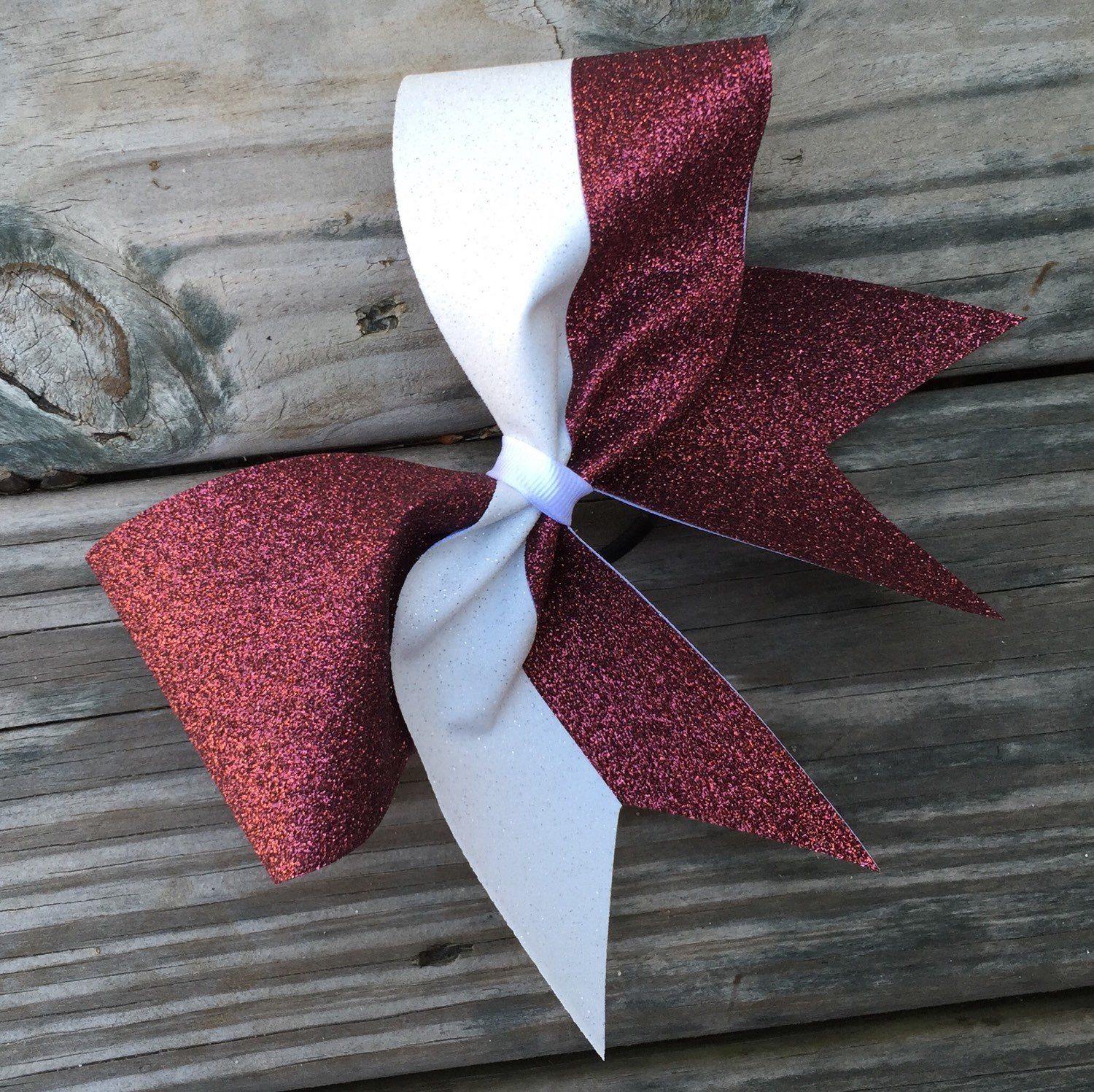sequin cheer bows