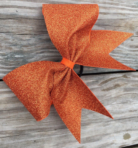 Adel Bow in Copper Glitter
