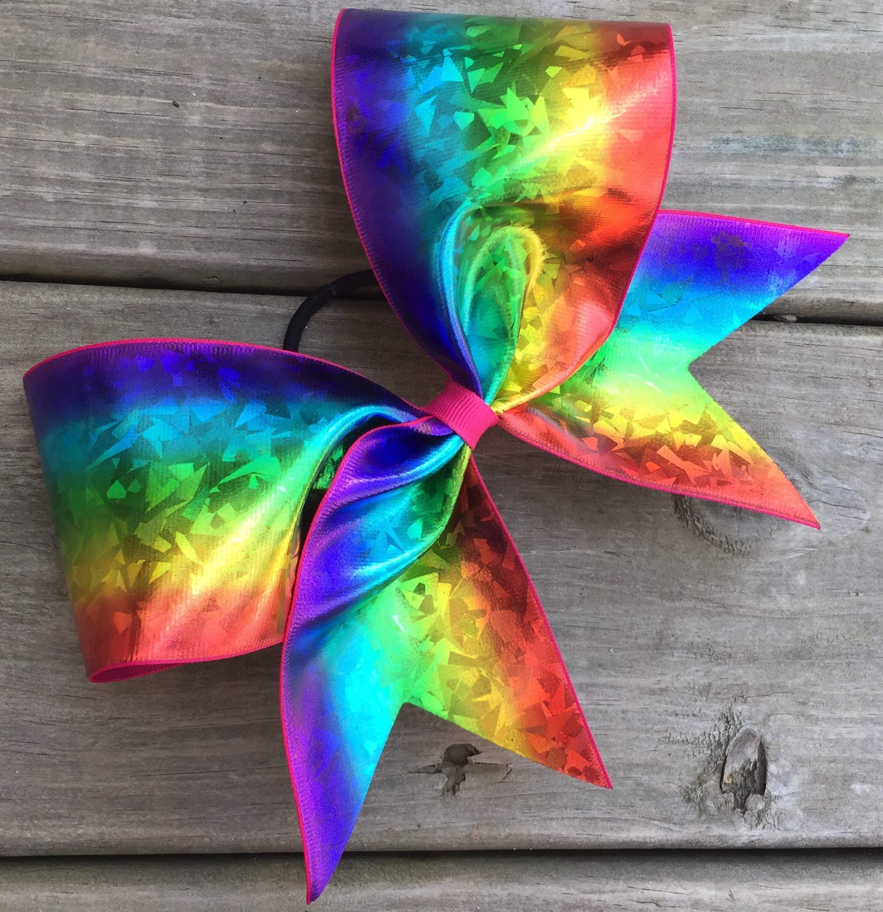 What Color Is Ribbits Bow Rainbow Ribbon Bow – BRAGABIT