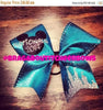 Nationals or Your Name or Your Team Name Cheer Bow with Rhinestones