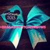 Nationals or Your Name or Your Team Name Cheer Bow with Rhinestones