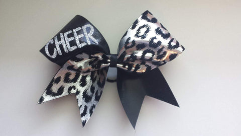 Cheer Cheetah Cheer Bow