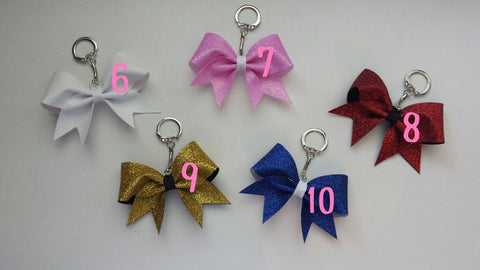 How to Make a Bow Keychain (Cheer Gift) - FeltMagnet