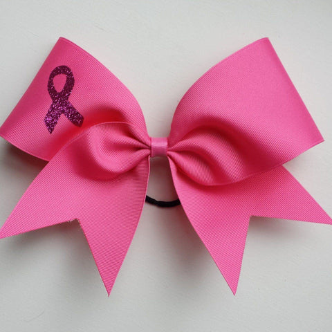 Pin Breast Cancer Awareness Ribbon Bow