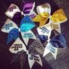 Train Insane or Remain the Same Cheer Bow with Glitter Letters and Sequin